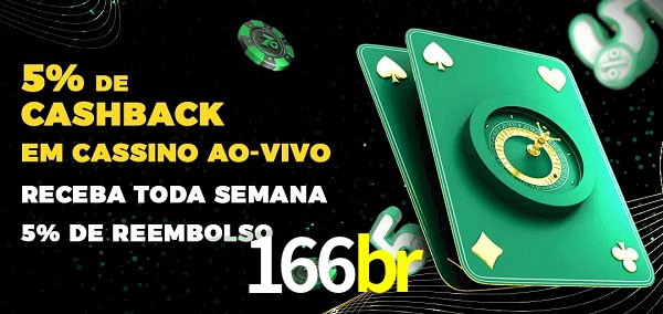 Promoções do cassino ao Vivo 166br